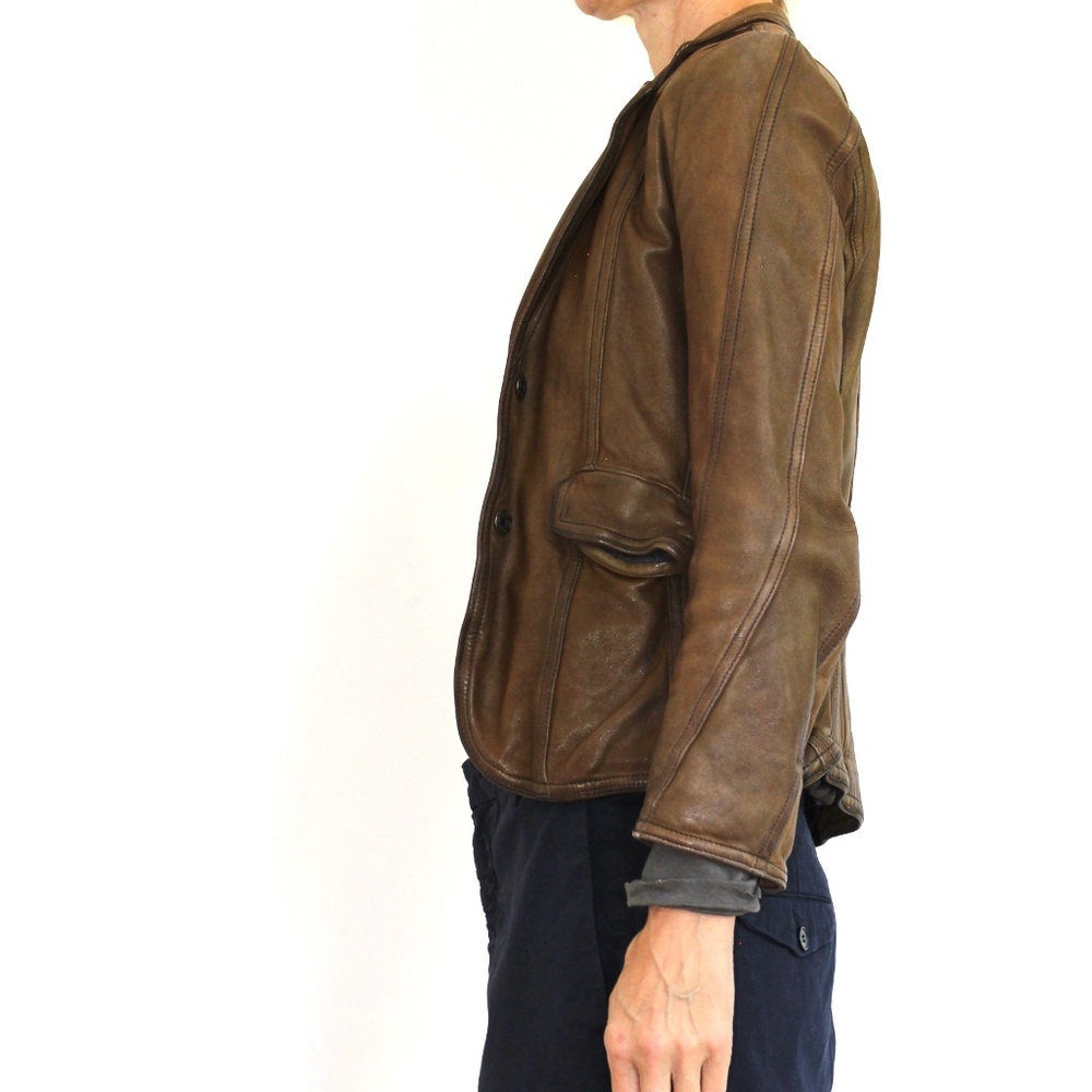 Giorgio Brato leather jacket made in Italy